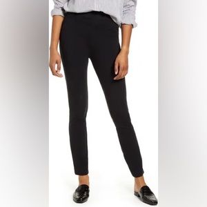 SPANX Backseam Skinny Pants Size Medium Tall NWT Black Ponte Knit